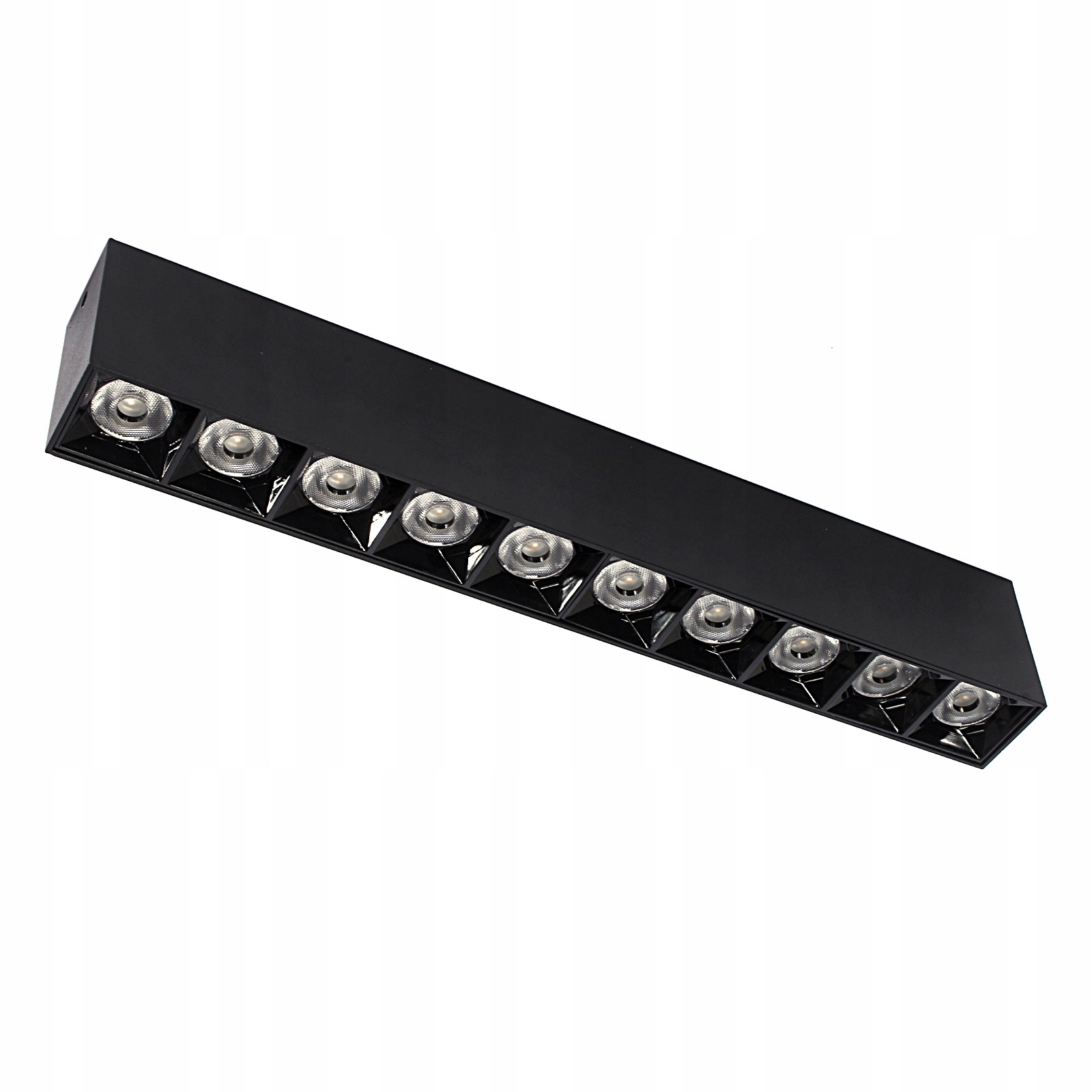 Lineárna nástenná lampa čierna Led 30W Teplá farba 3000K JDL-4T