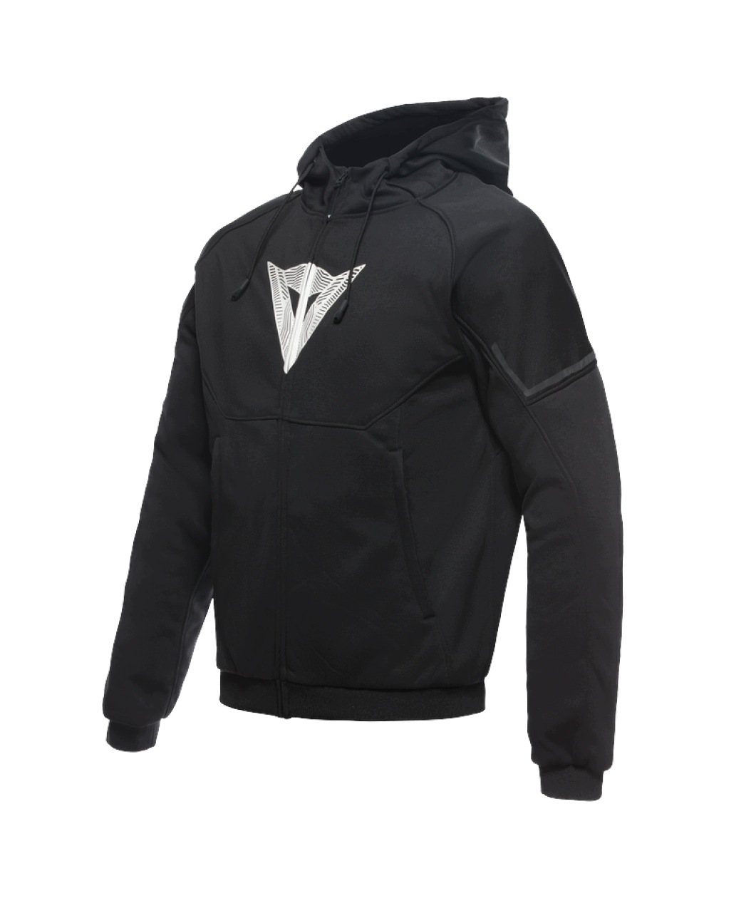Mikina s kapucňou Dainese Daemon-X Safety čierna/biela 48