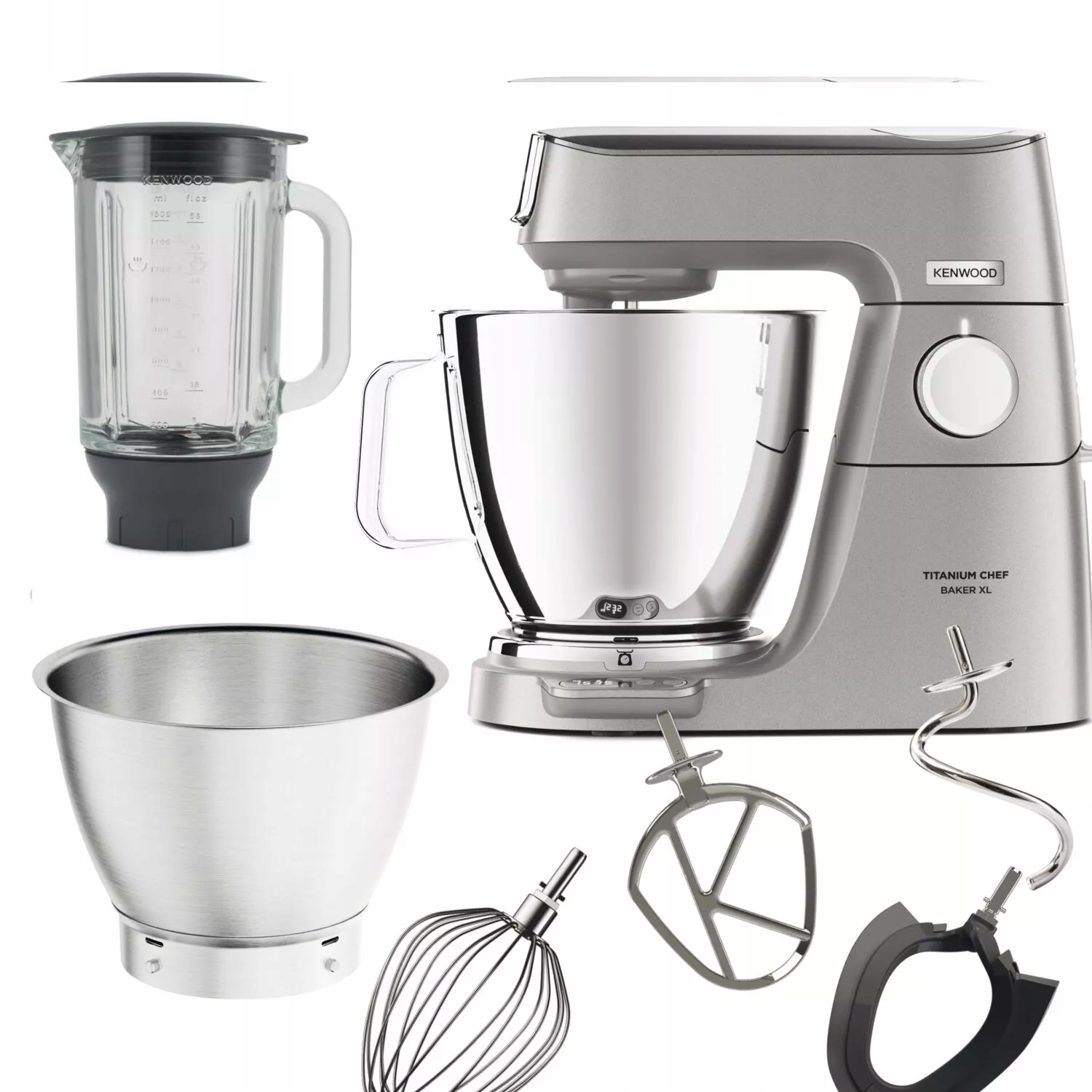 Kuchynský Robot Kenwood Titanium Chef Baker XL