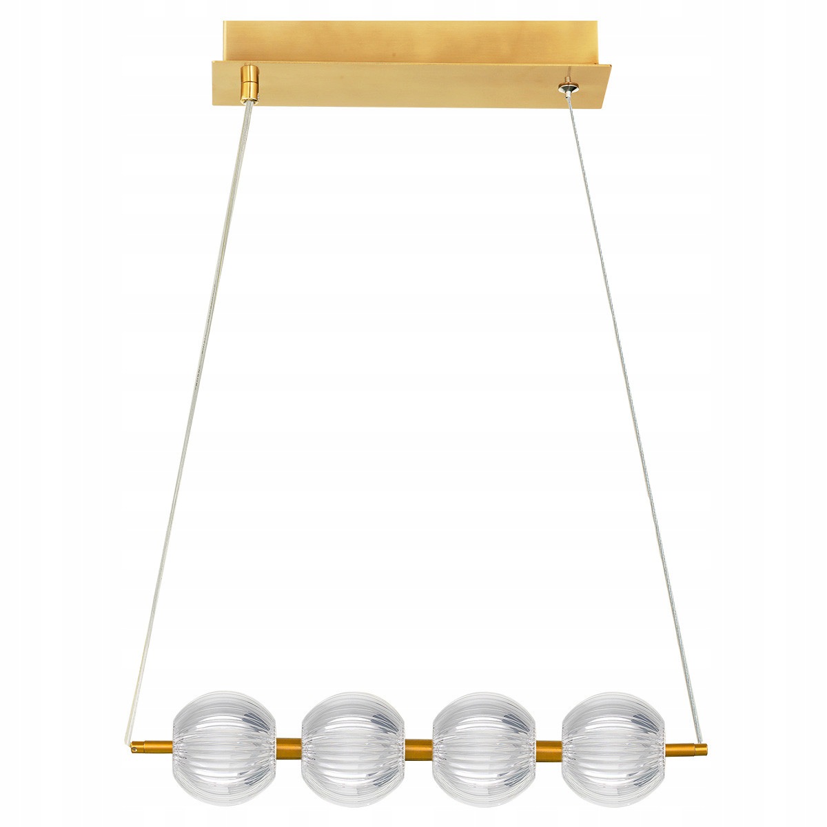 Závesná lampa Brillant 4 zlatá Led Cct