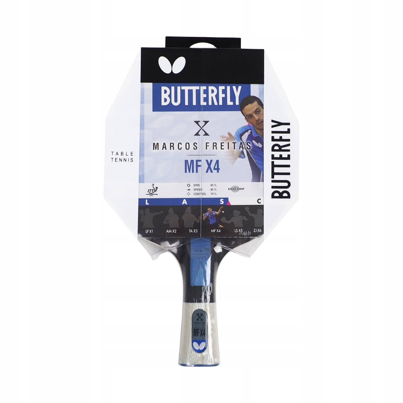 Pálka na stolní tenis Butterfly Marcos Freitas Mf X4