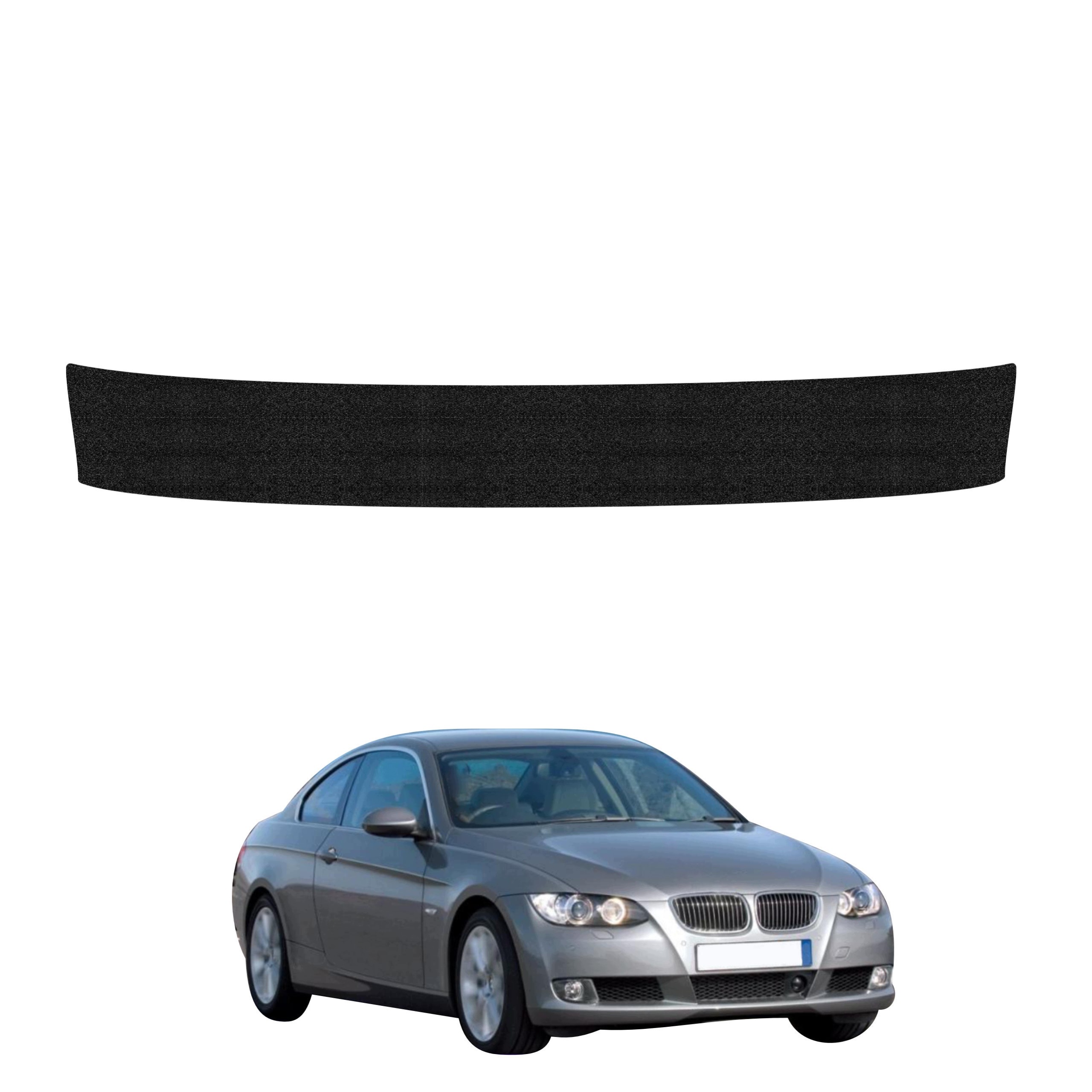 Povlak na práh zavazadlového prostoru pro Bmw 3 E92 Coupe Pre-LCI (2006-2010) Černý
