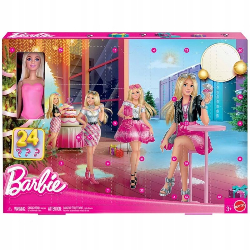 Mattel Barbie Módní adventní kalendář 2025 JFL63