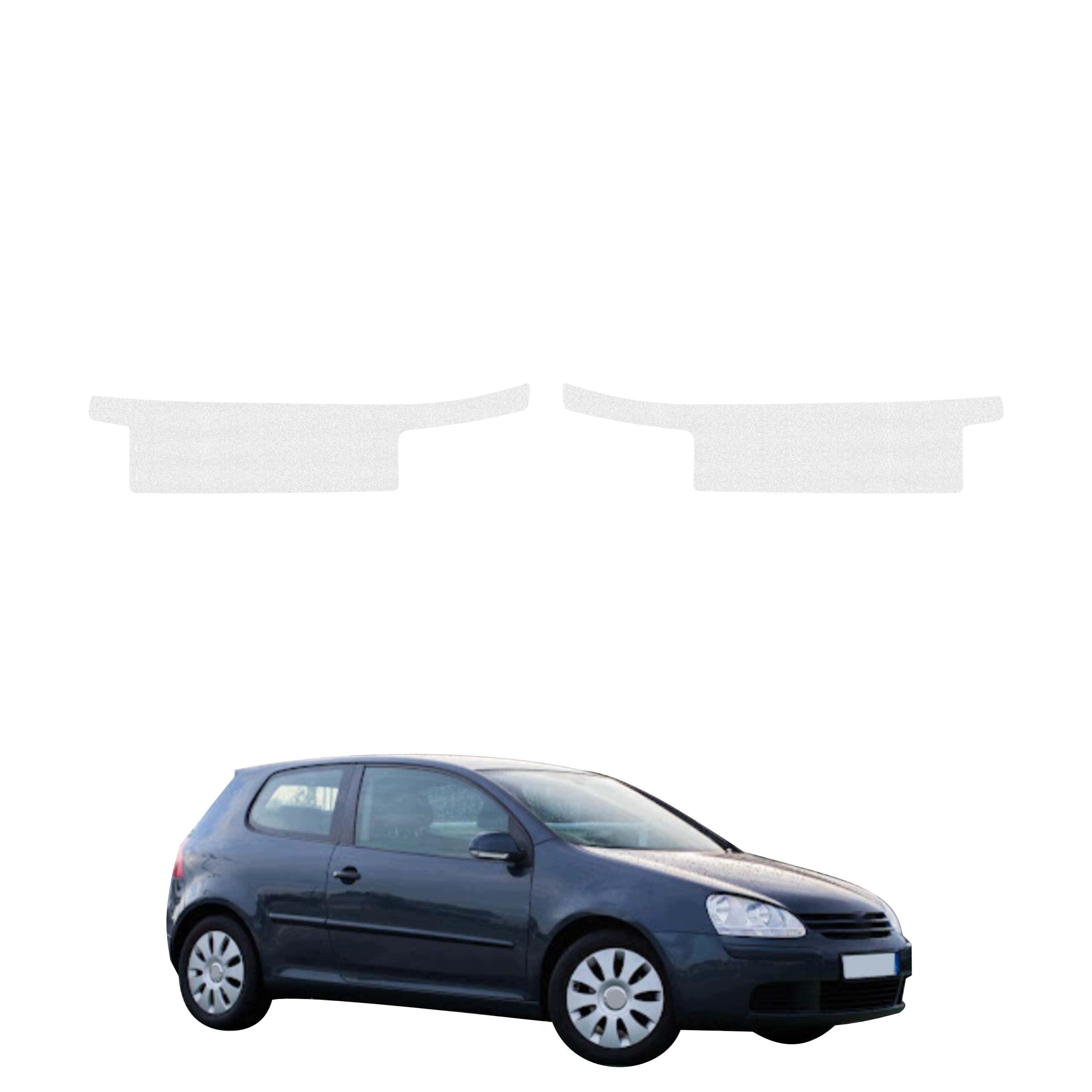 2v1 Povlak na prahy pro Golf 5 Hatchback 3D (2003-2009) Bezbarvý