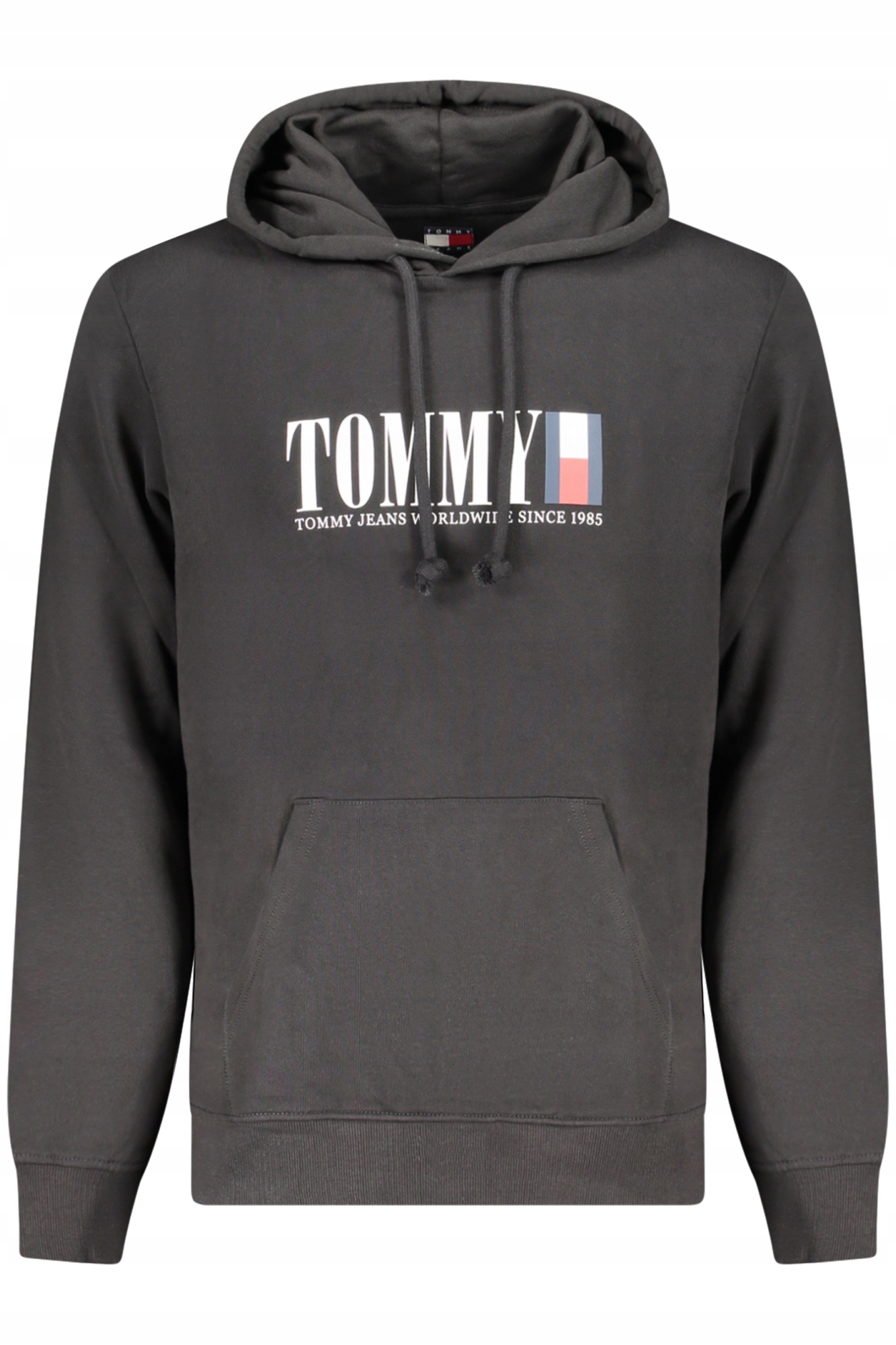 Tommy Jeans DM0DM22144 Pánská mikina s kapucí černá M