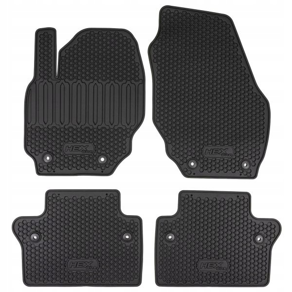 Dywaniki HexOne Volvo S60 II, S80 II, V70 III, XC70 II 03.06-12.18, 4 szt.