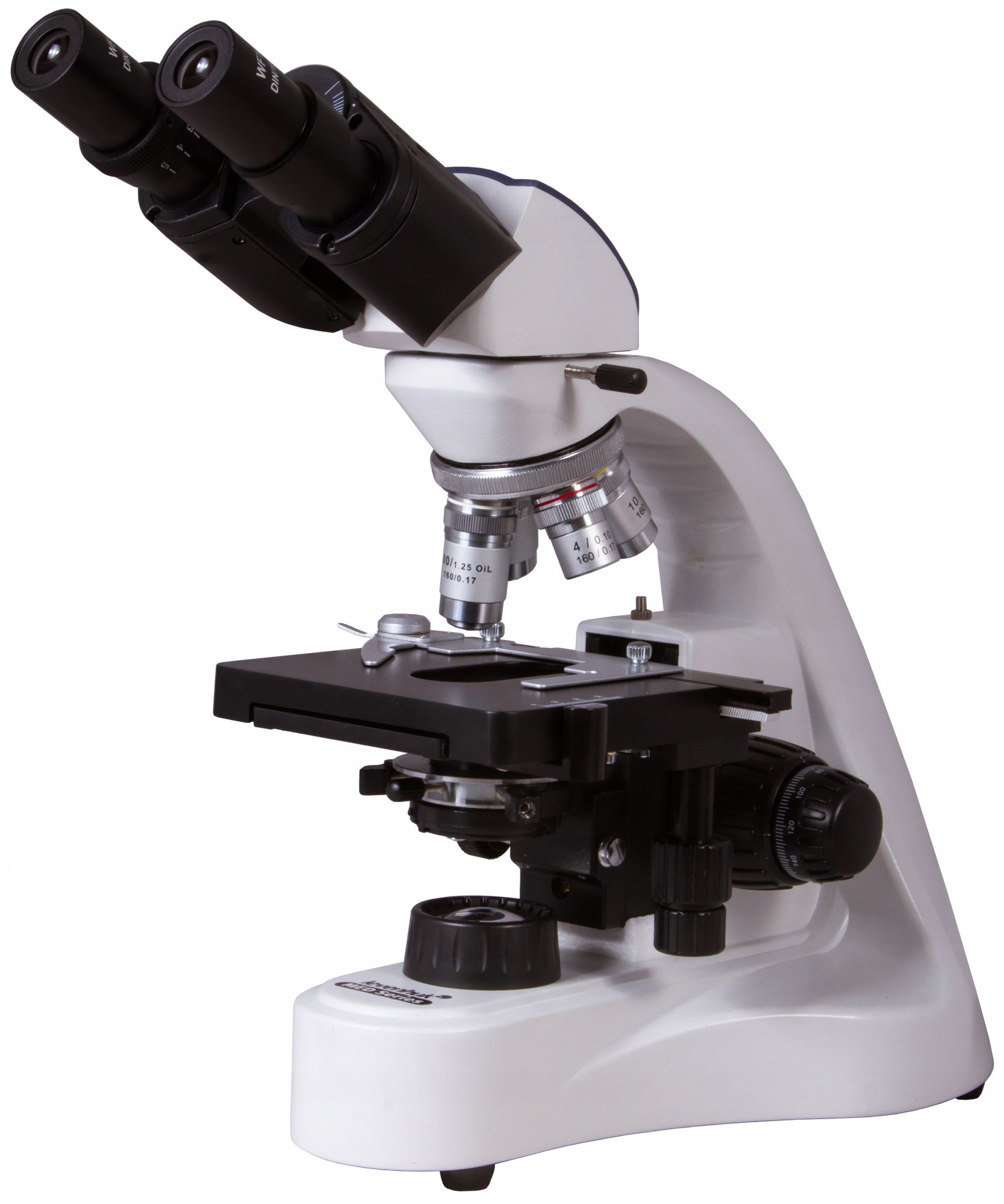 Biologický mikroskop Levenhuk Med 10B binokulární laboratorní 40-1000x