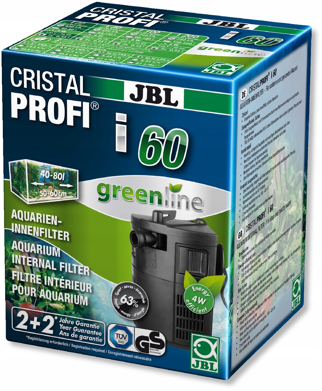Levně Jbl CristalProfi i60 greenline