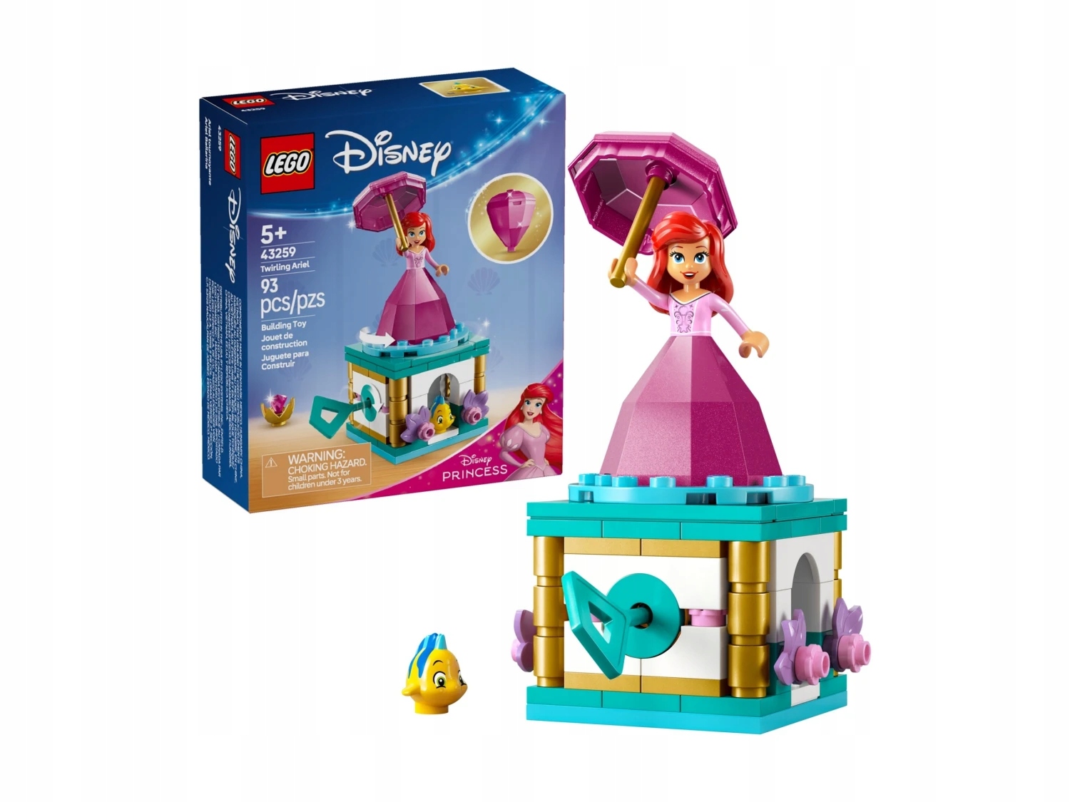 Lego 43259 Disney Wirująca Arielka