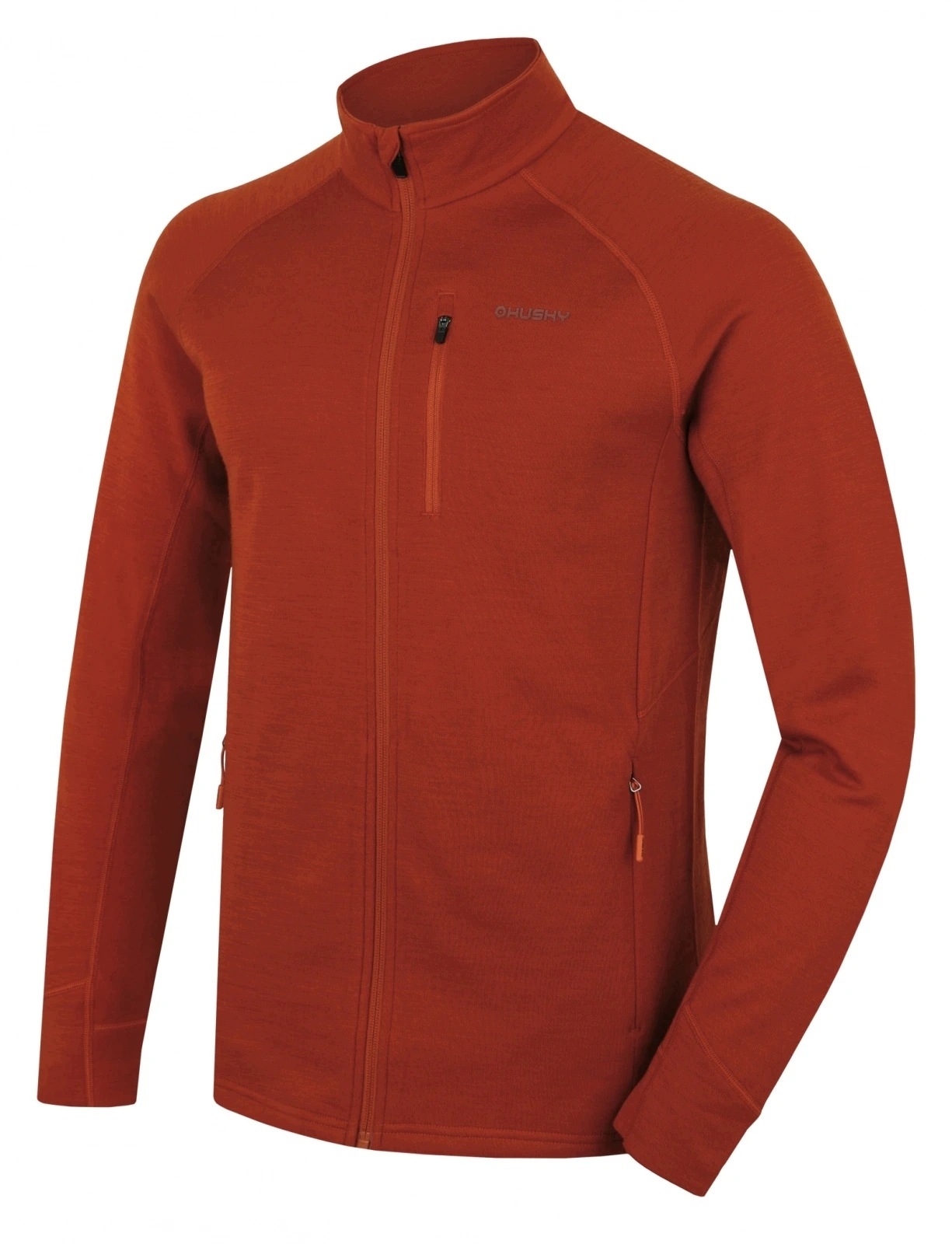 Husky Pánská mikina z merino vlny Alou M brown Velikost: XL