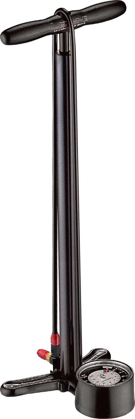 Lezyne Podlahová pumpa Classic Floor Drive, černá-metalická, 220psi, 63,5cm