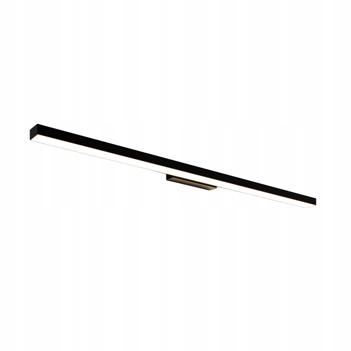 Nástenné svietidlo Aqua 92 cm čierne IP44 Led Cct