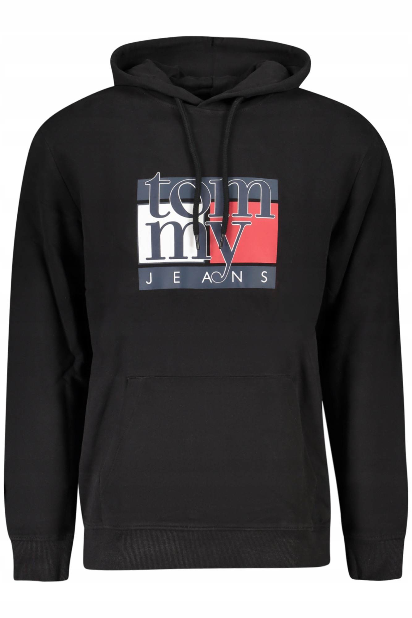 Tommy Jeans DM0DM22092 Pánská mikina s kapucí černá S