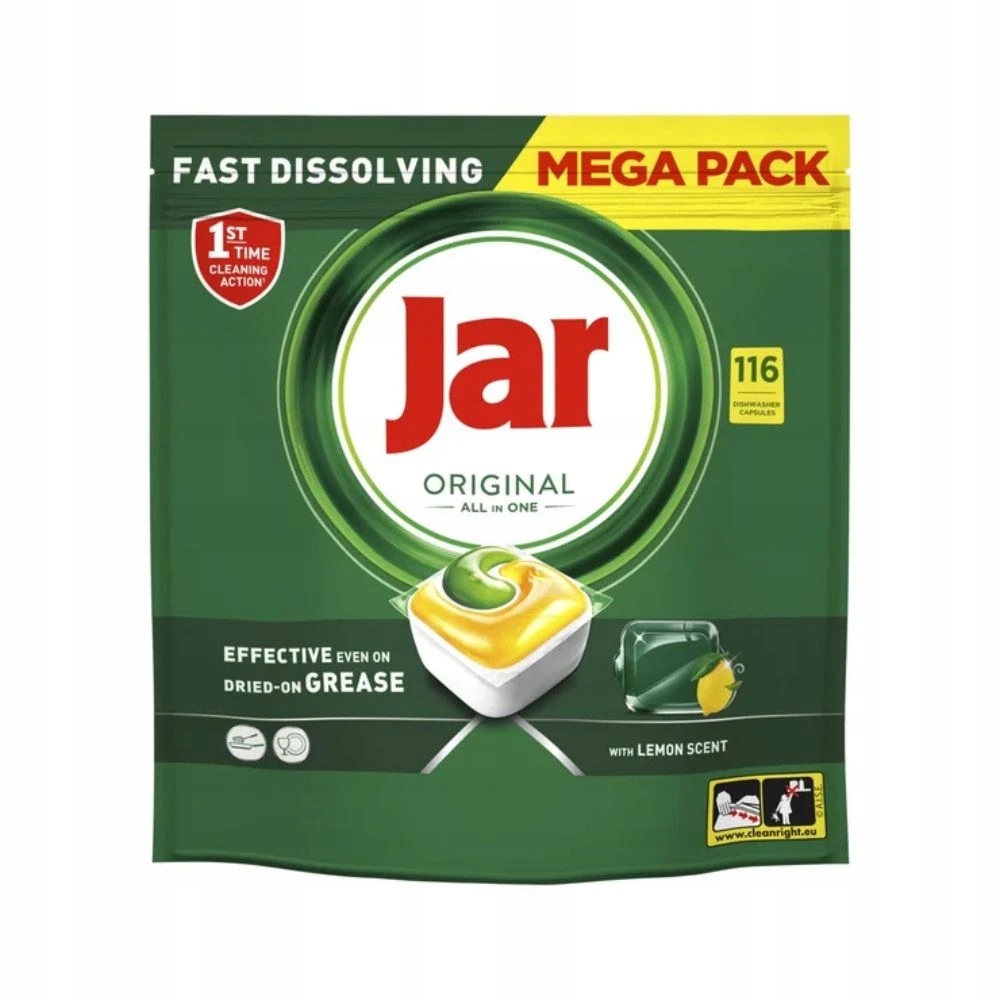 Jar Original Lemon kapsle do myčky 116 ks