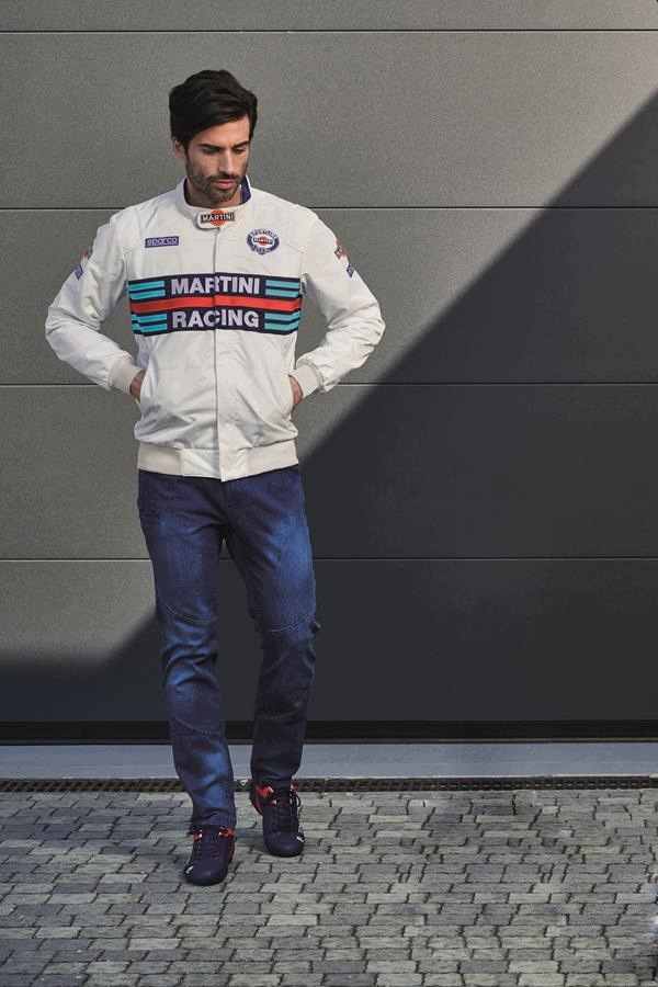 Bunda bomberka Sparco Martini Racing biela veľ L