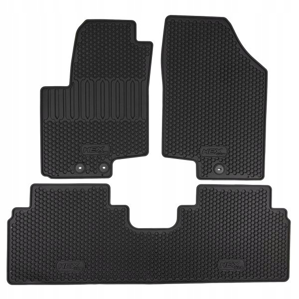 Dywaniki HexOne Hyundai IX20; Kia Venga 02.10-, 3 szt., komplet, kolor