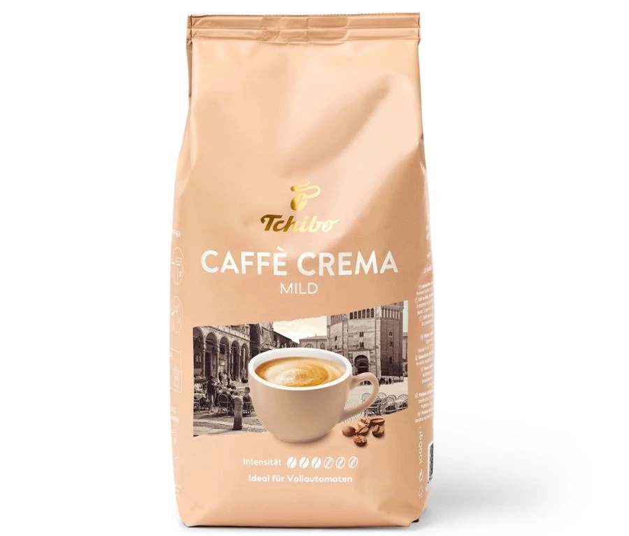 Levně Tchibo Caffe Crema Mild kávová zrna 1kg
