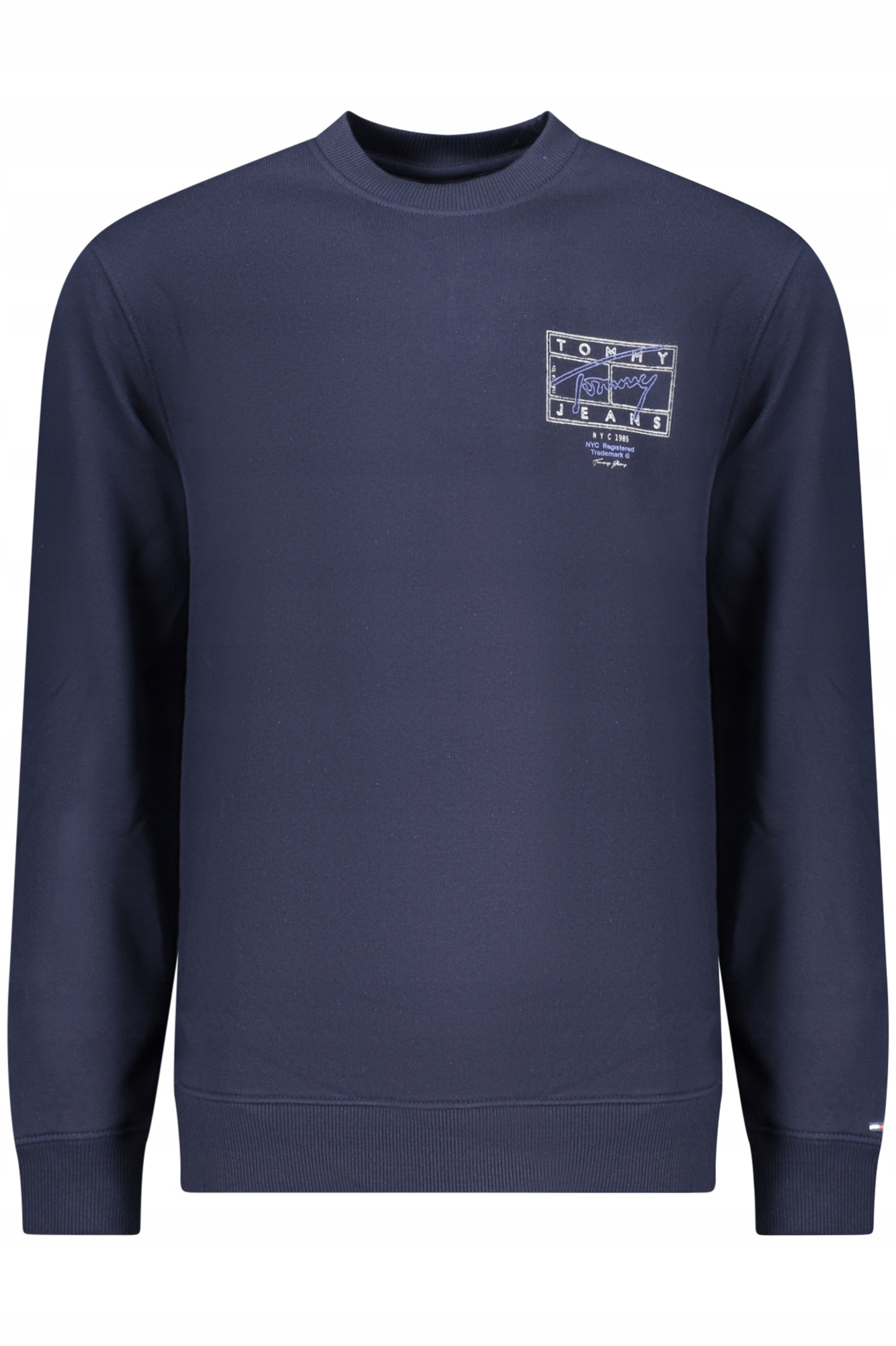 Tommy Jeans DM0DM22366 Pánská mikina modrá navy S