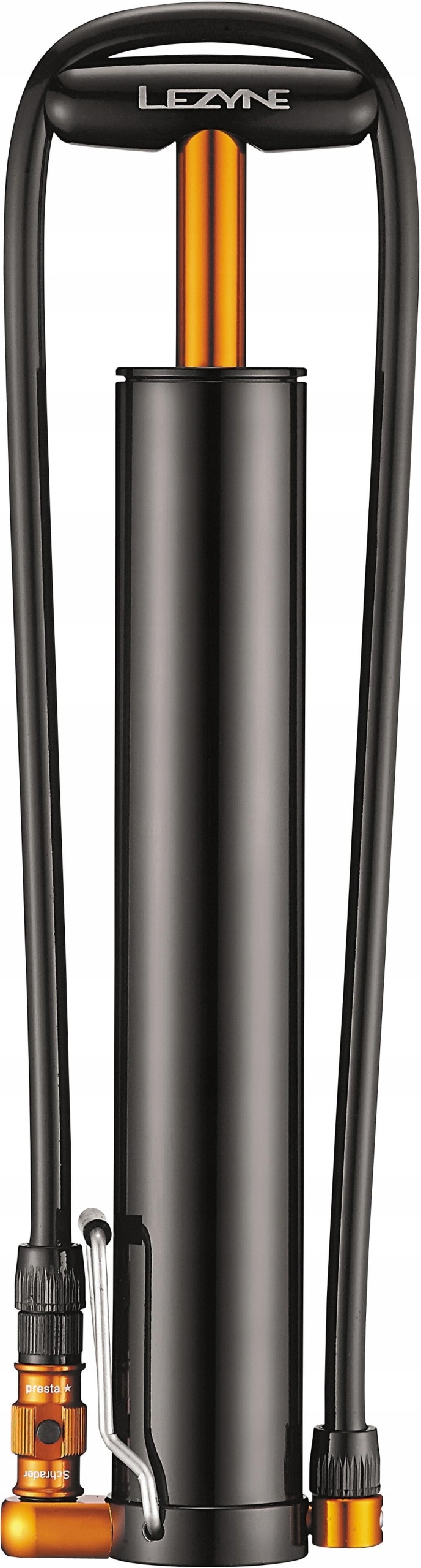 Lezyne Micro Floor Drive XL, černá, 35psi