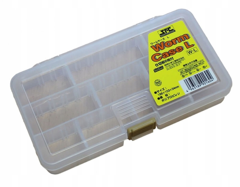 Pudełko Meiho Worm Case L (18,6x10,3x3,4cm)