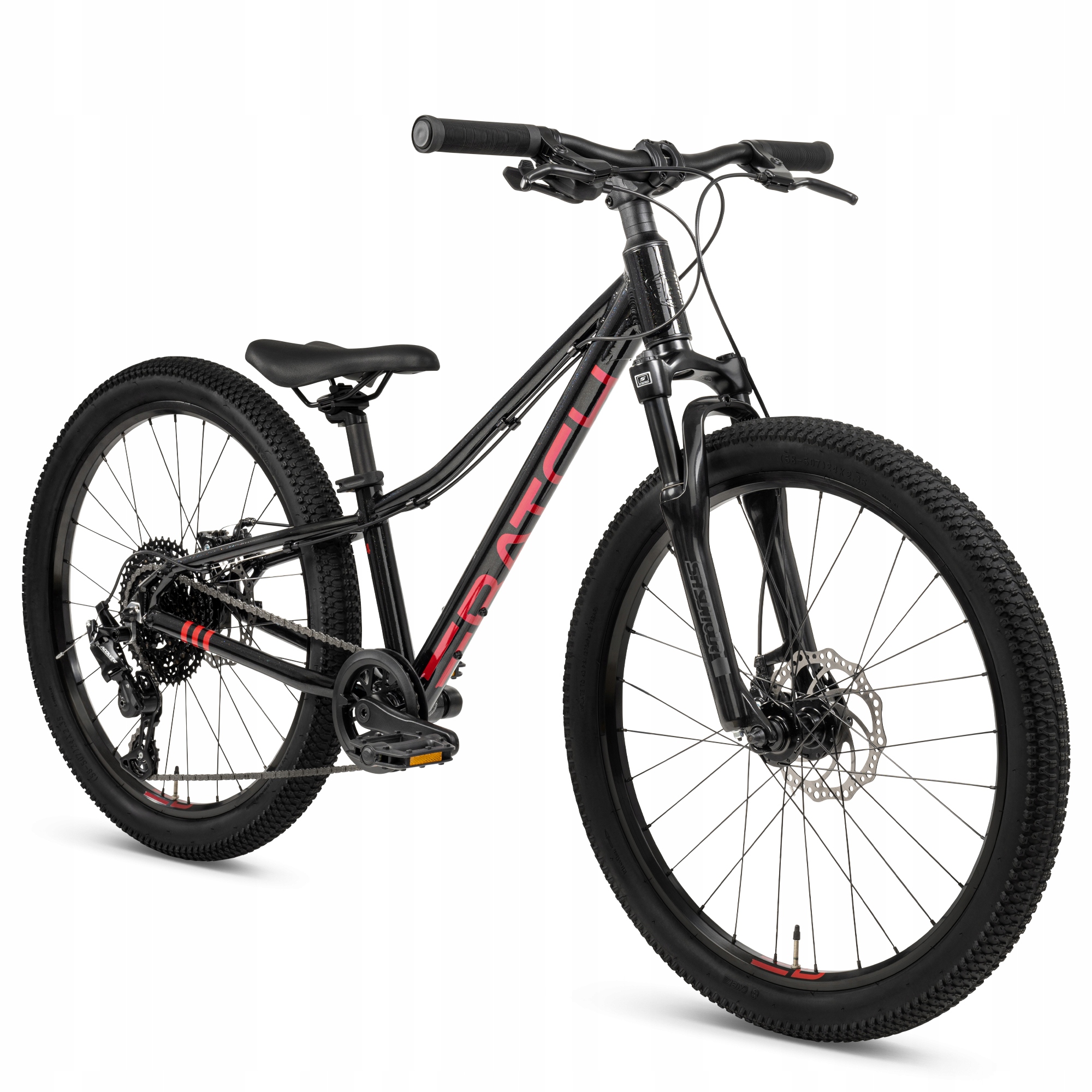 Rower górski Mtb 24 cale aluminiowy Batch Km. czarny