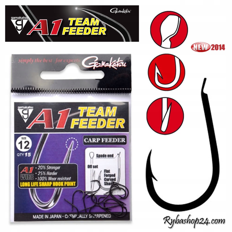 Gamakatsu A1 Team Feeder Carp Feeder, rozmiar 8