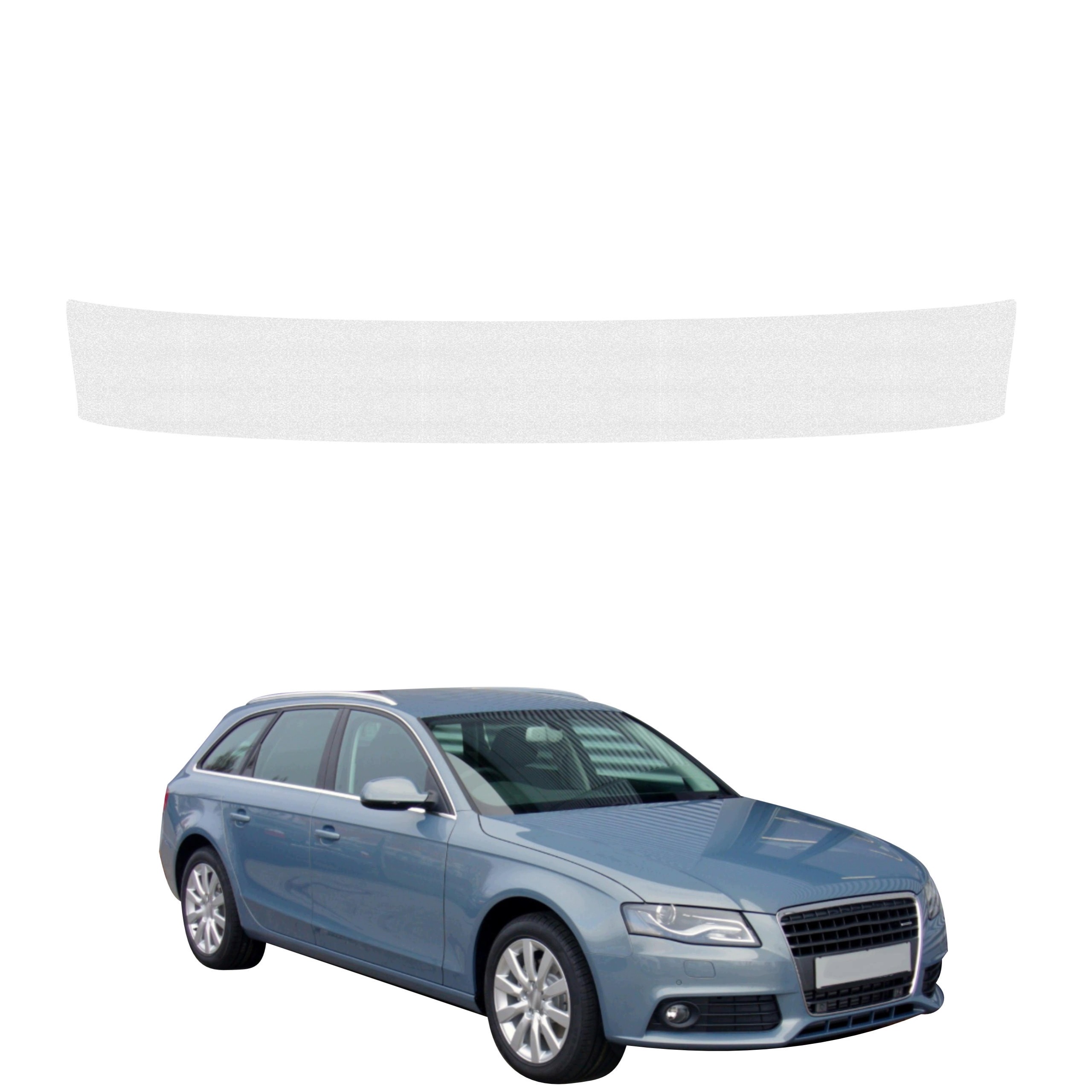 Povlak na práh zavazadlového prostoru pro Audi A4 B8 Avant (2007-2011) Bezbarvý