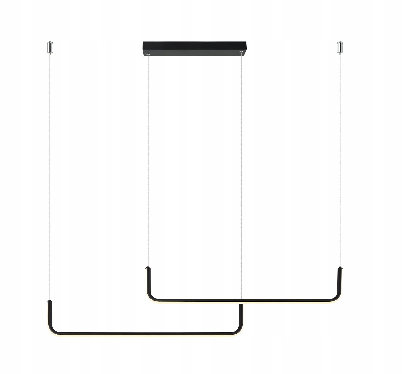 Lampa wisząca Malawi czarna Tuya Smart Led Cct