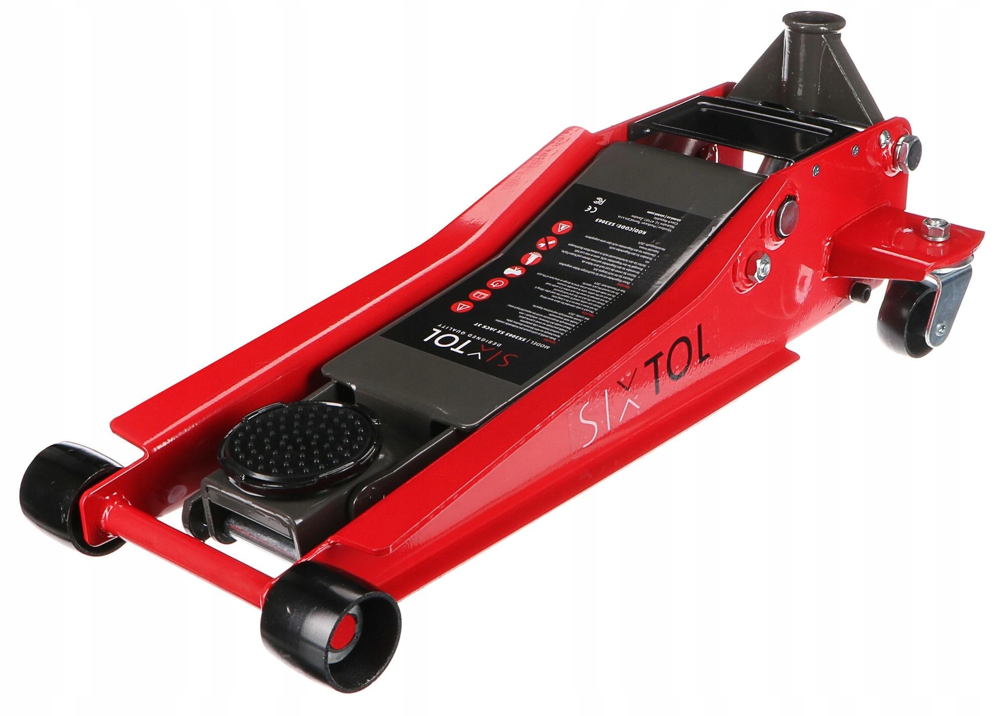 Pojazdný hydraulický zdvihák heavy-duty 3t nízkoprofilový Sx Jack 3T Sixtol