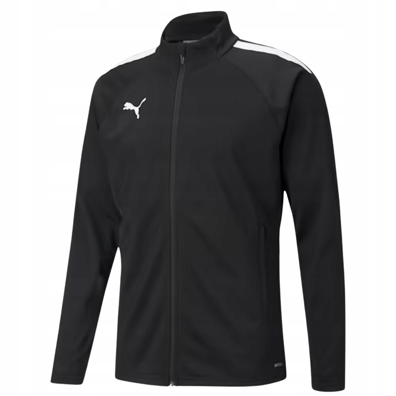 Pánská Mikina Puma tréninková, černá, sportovní, prodyšná, fotbalová, vel. L