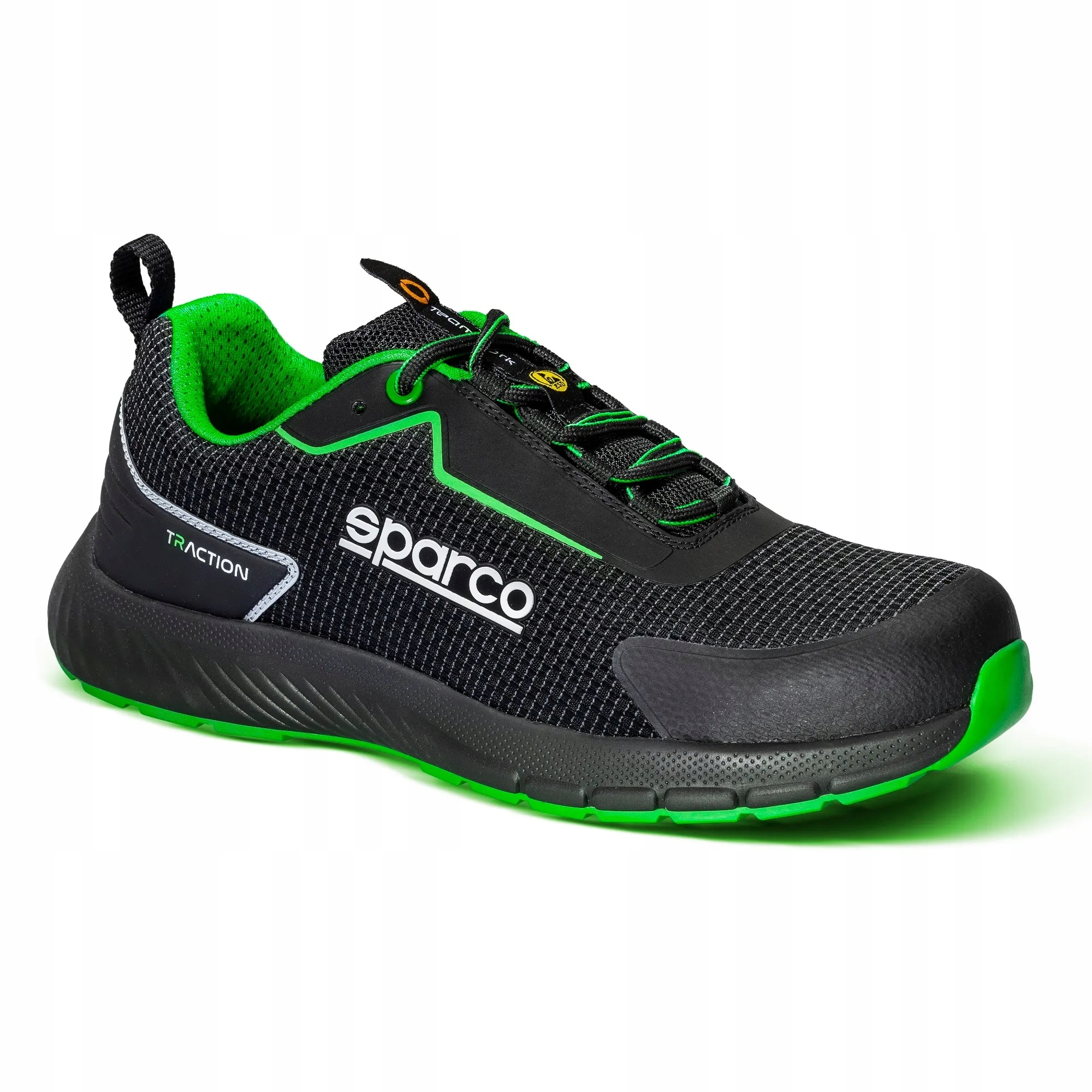 Topánky Sparco Traction S1PS čierno-zelené veľ 38