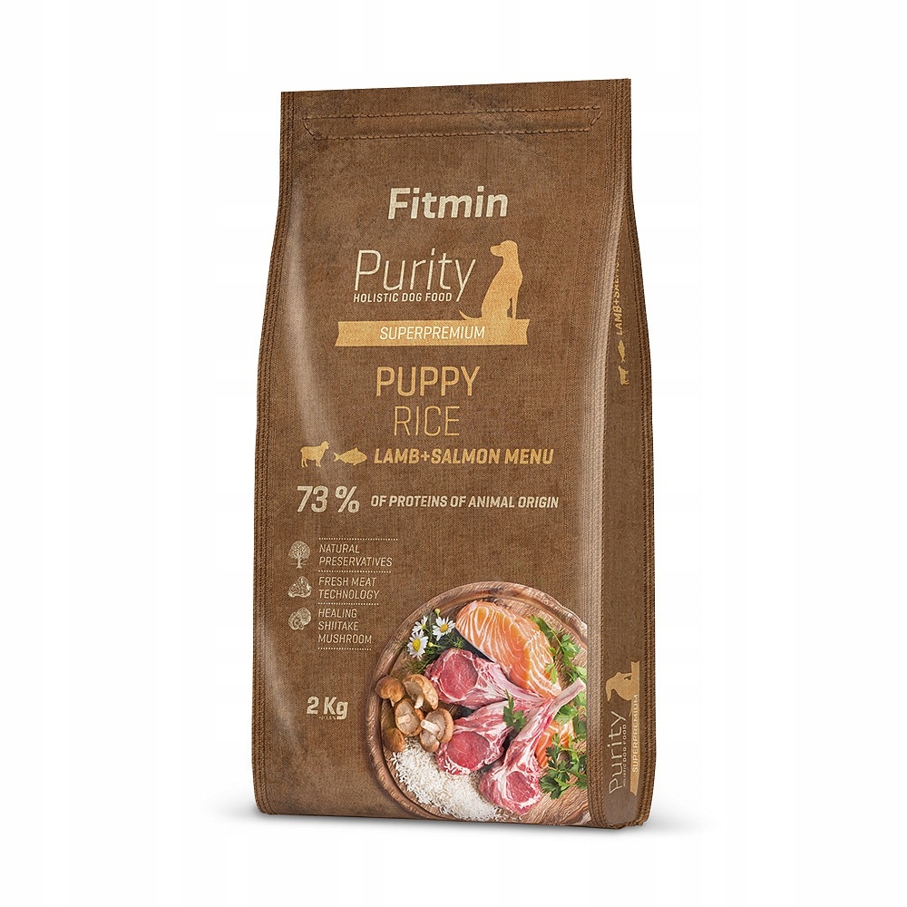Fitmin dog Purity Rice Puppy Lamb&amp;Salmon 2kg