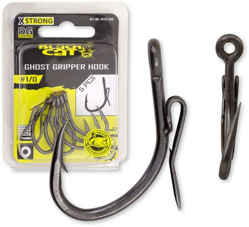 Haczyk Black Cat Ghost Gripper Dg, #2/0 (5szt)