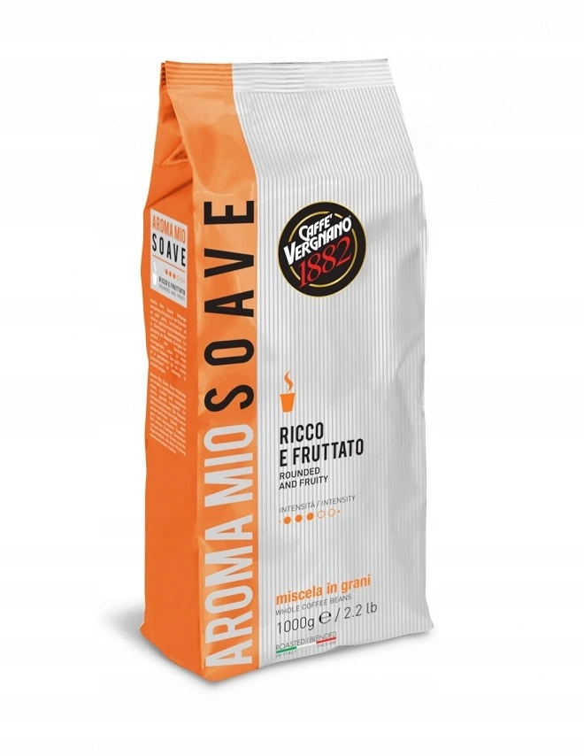 Caffe Vergnano Aroma Mio Soave zrnková káva 1 kg
