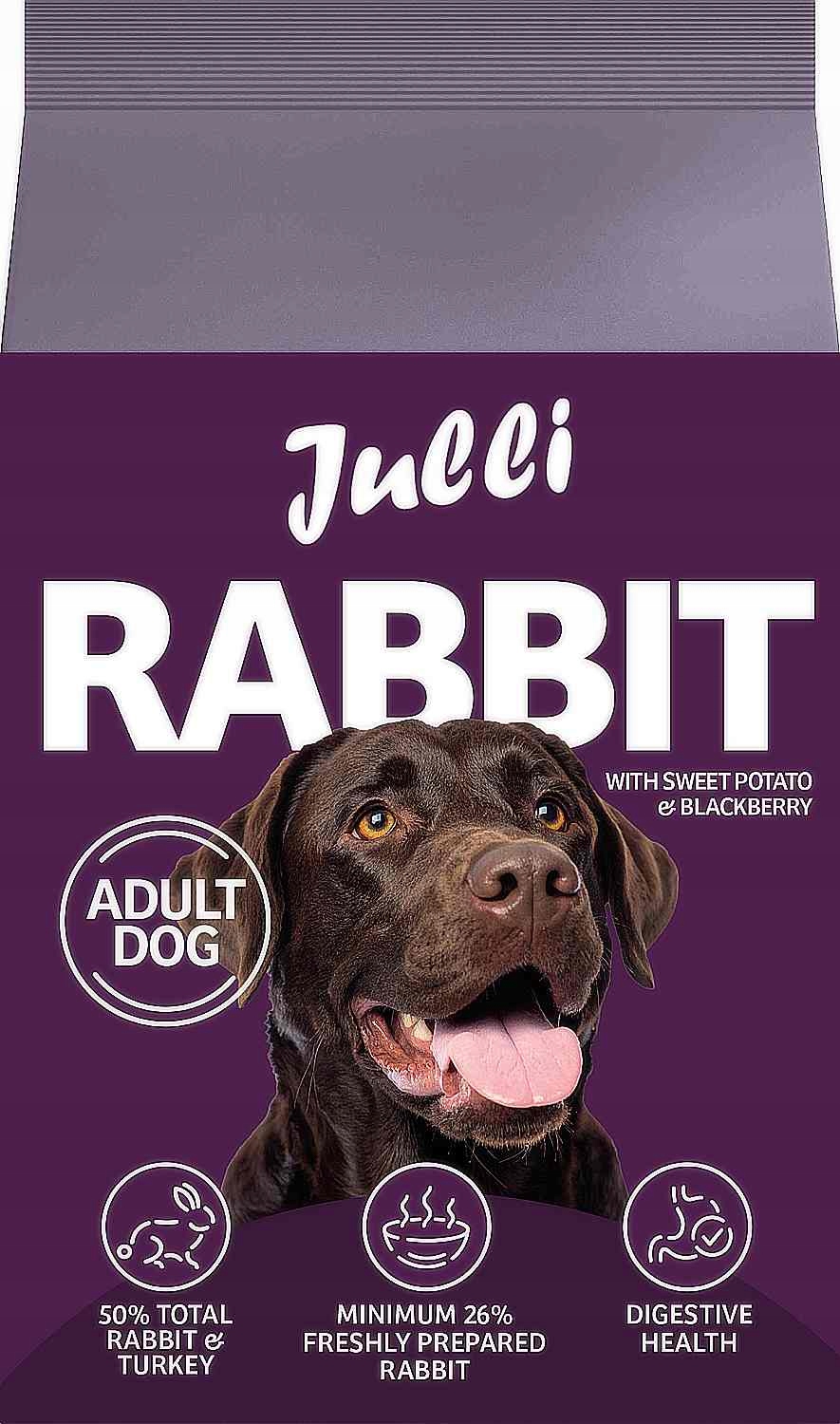 Levně Julli Dog Grain Free Adult rich in fresh Rabbit & Potato 12kg