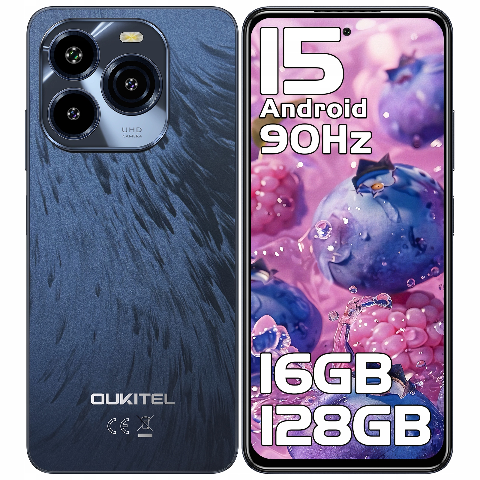 Smartphone Oukitel C65 16GB( 4+12) 128 Gb 50MP 5150mAh Lte 90 Hz