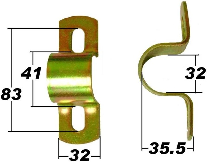 SuperPro závěsné pouzdro SPF0984K Universal Sway-bar Bracket