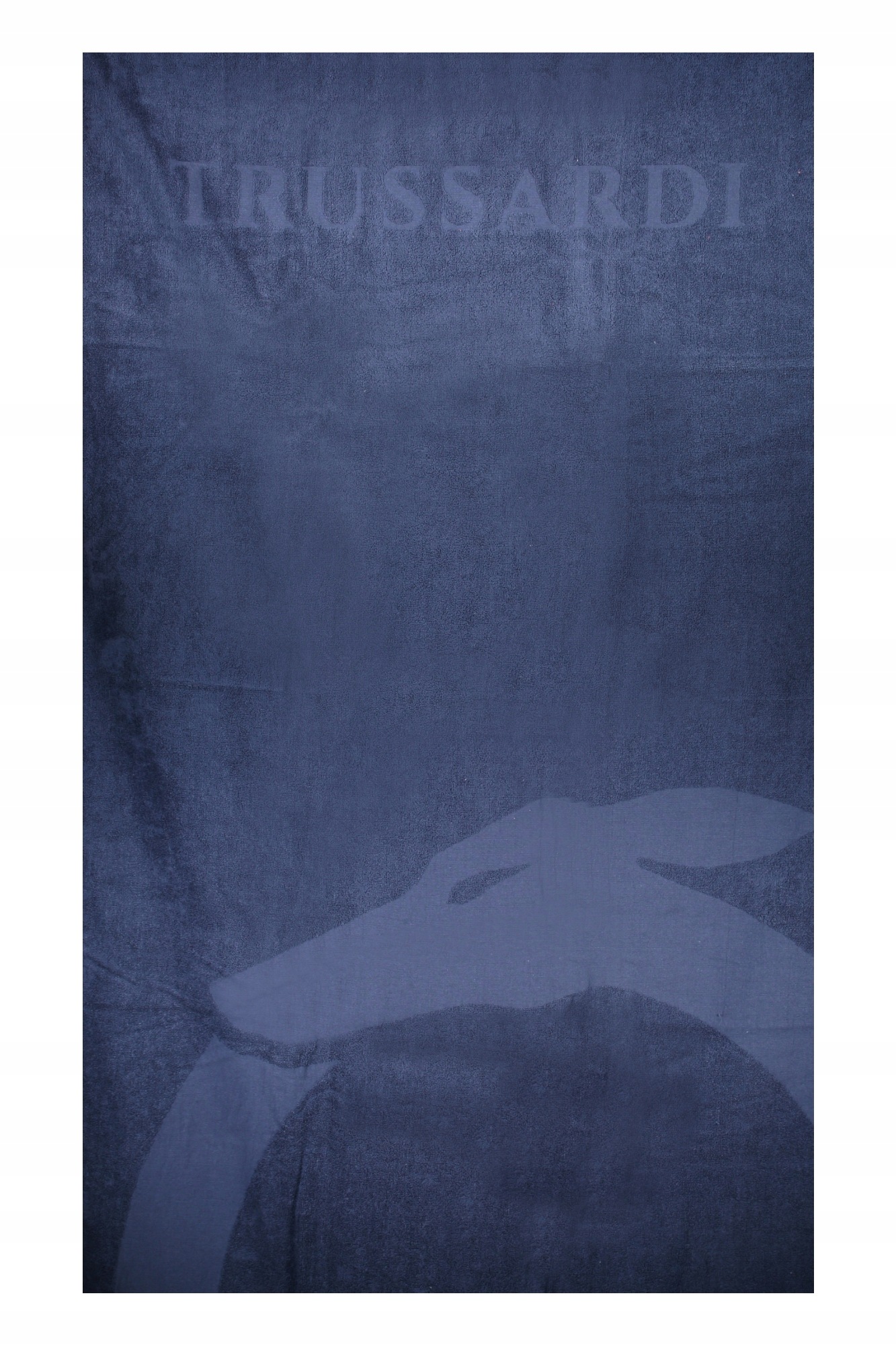 Trussardi TRU2MTW01 Plážová osuška modrá 88 x 190 cm