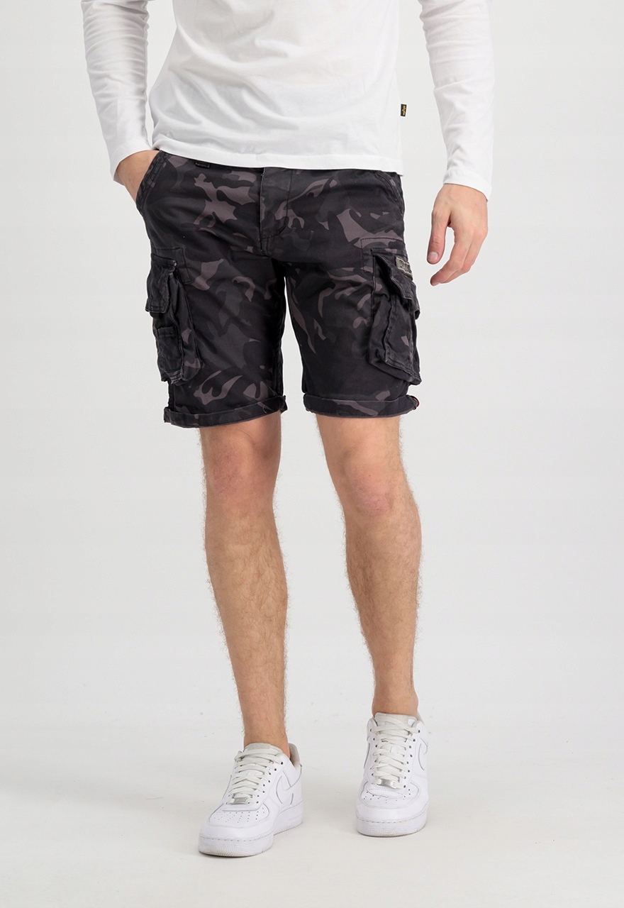 šortky Alpha Industries Crew Short Camo blackcamo 31