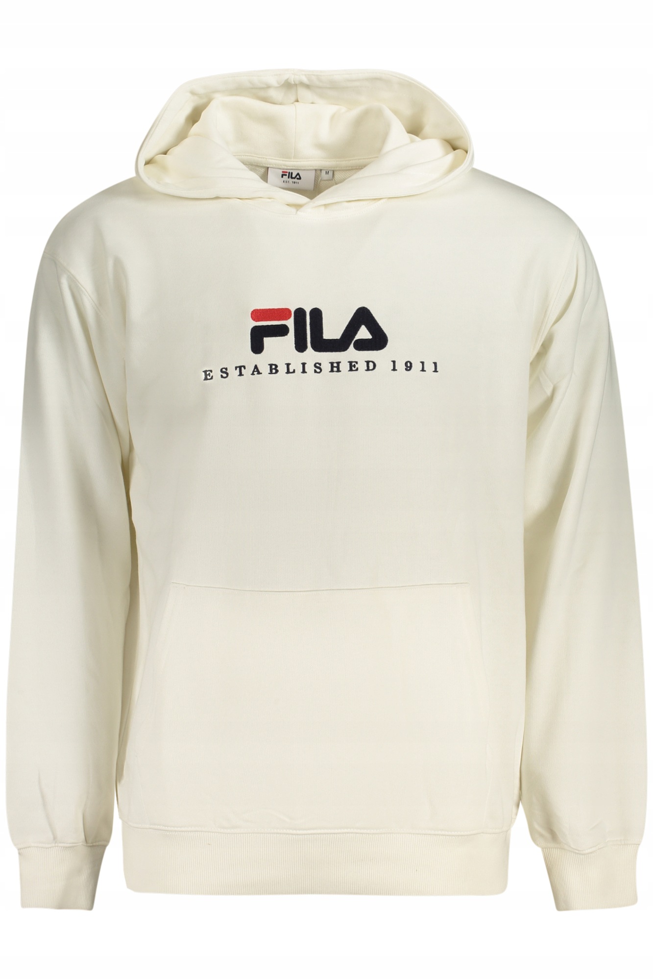 Fila FAU0227 Pánská mikina s kapucí bílá XL