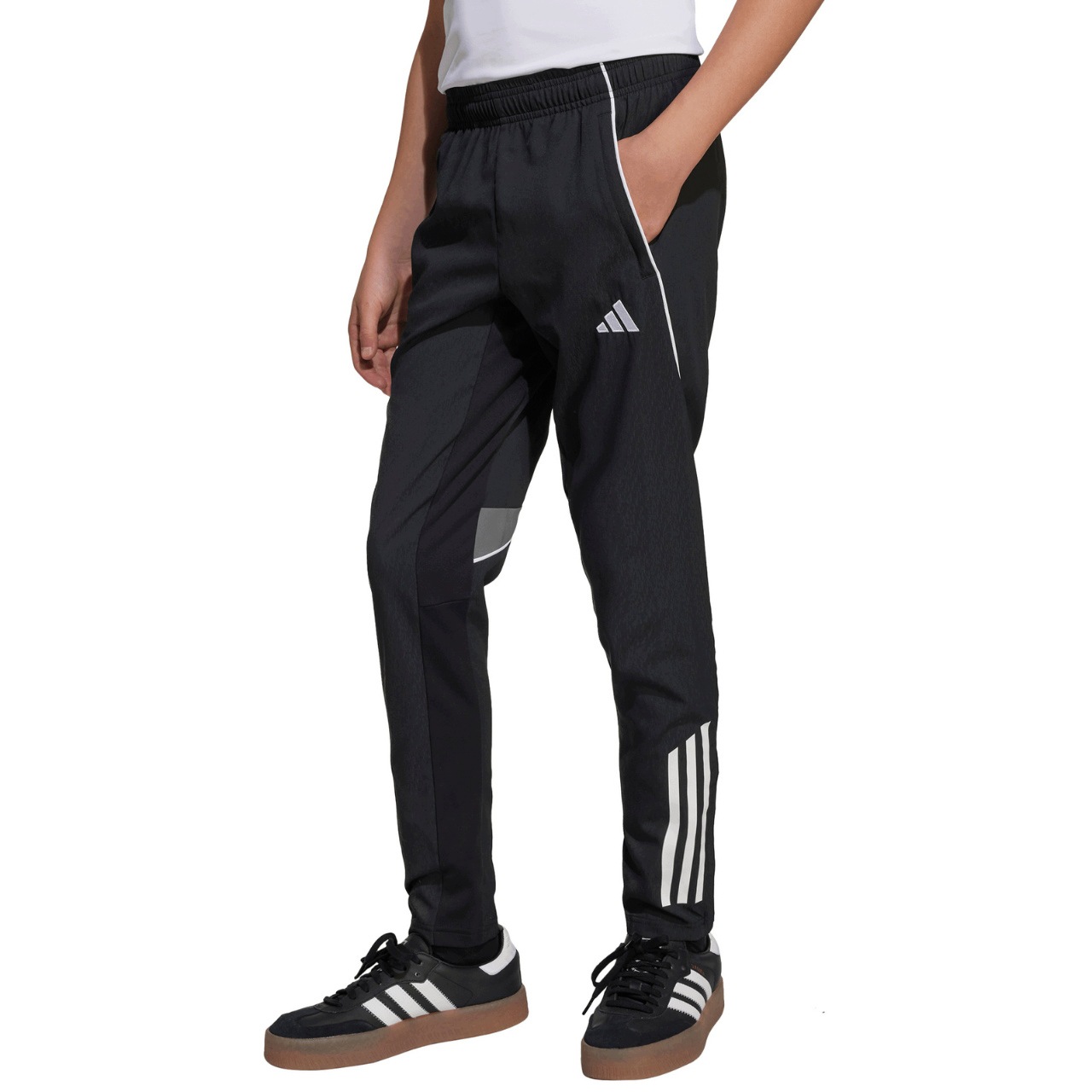 Spodnie Dziecięce adidas Czarne Treningowe Tiro 25 Sportowe roz. 140