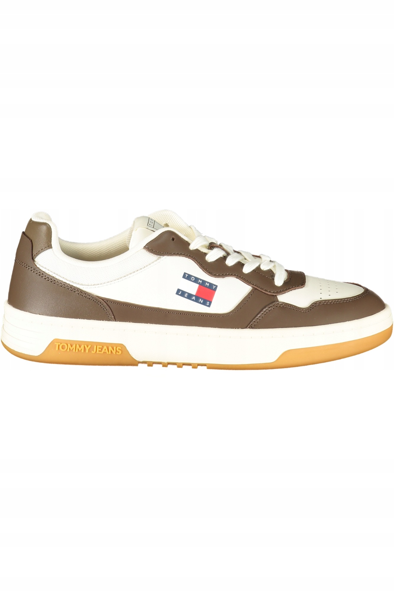 Tommy Jeans EM0EM01443 Pánské tenisky bílé/hnědé 44