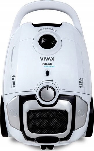 Sáčkový vysavač Vivax VC-7004A Polar Silence, 700 W, 68 dB, bílý