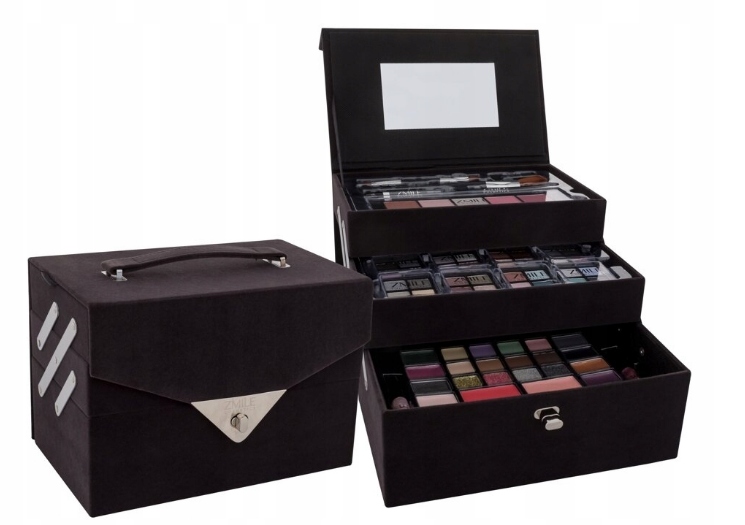 Zmile Cosmetics Kosmetický kufřík Velvety Limited Grey Pro ženy, 80,2 g