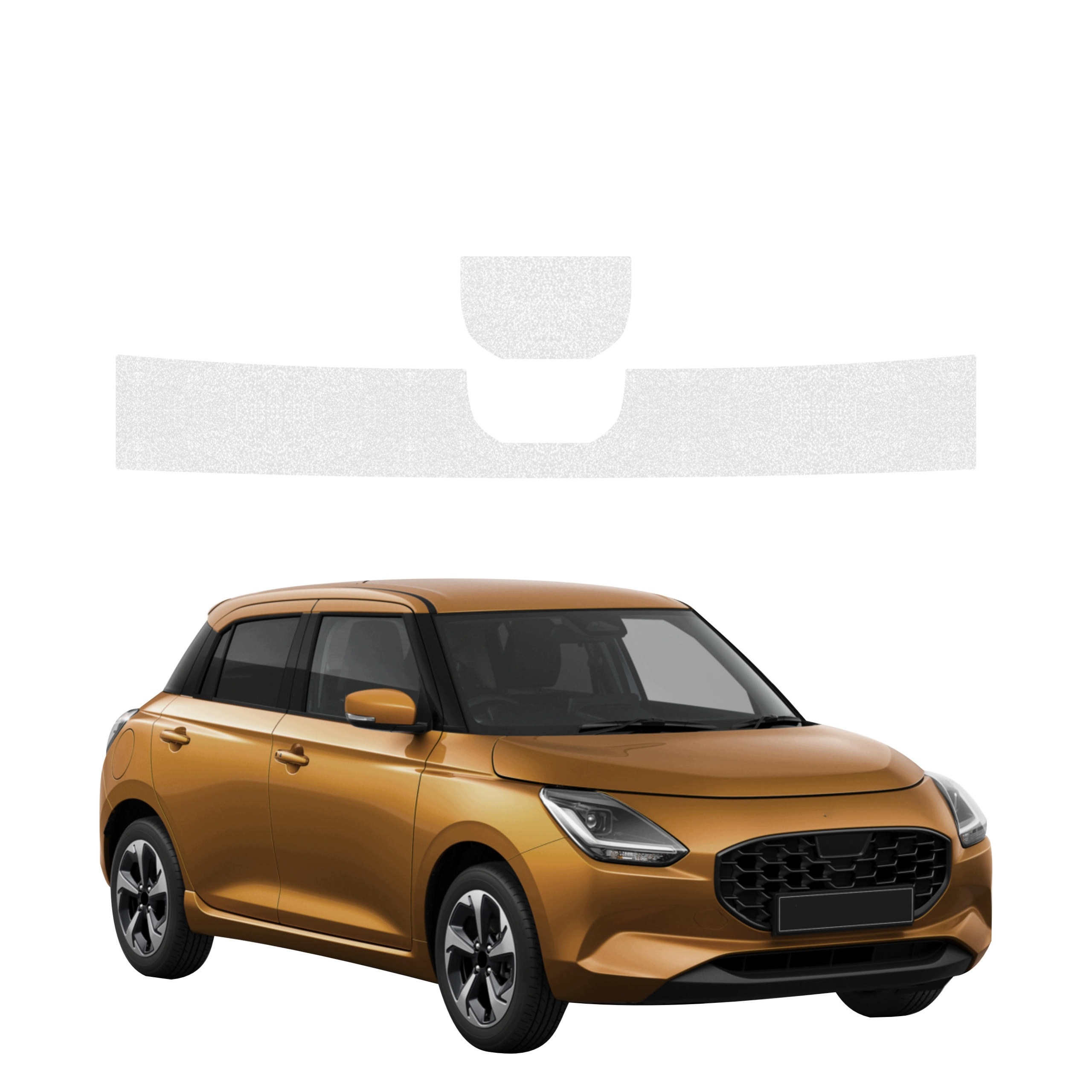 2v1 Povlak na práh zavazadlového prostoru pro Suzuki Swift (2024-2026) Bezbarvý