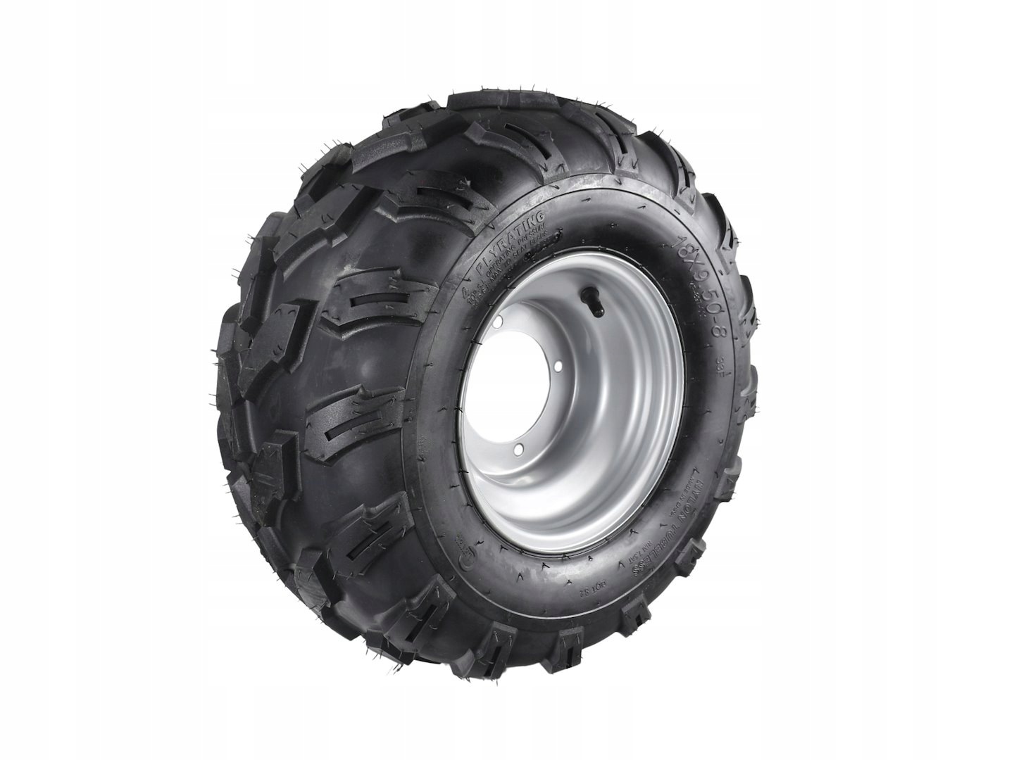 Felga Z Oponą Koło Atv 8'' 18x9,5x8 4 Śruby Tył