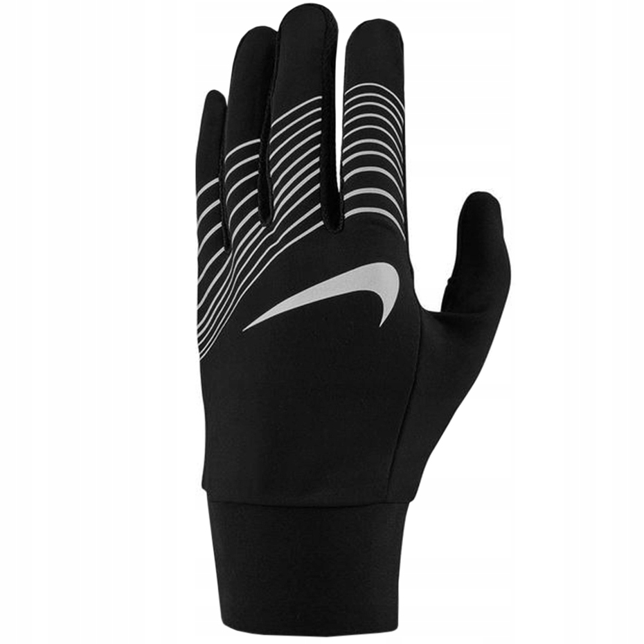 Rukavice na běhání Nike Sportovní termické rukavice pro chladné dny, černé Roz.XL