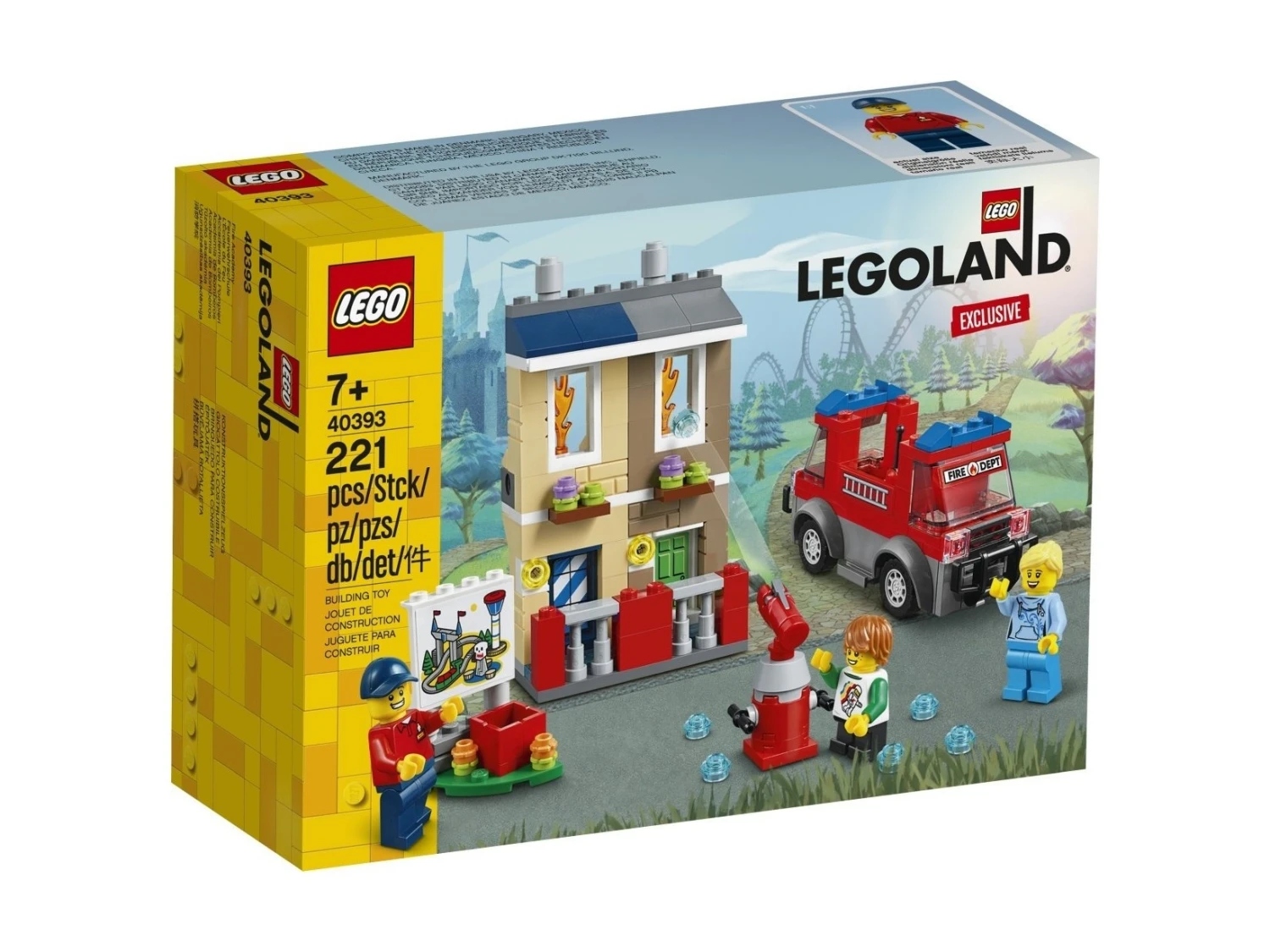 Lego 40393 Legoland Szkoła pożarnicza w parku Legoland