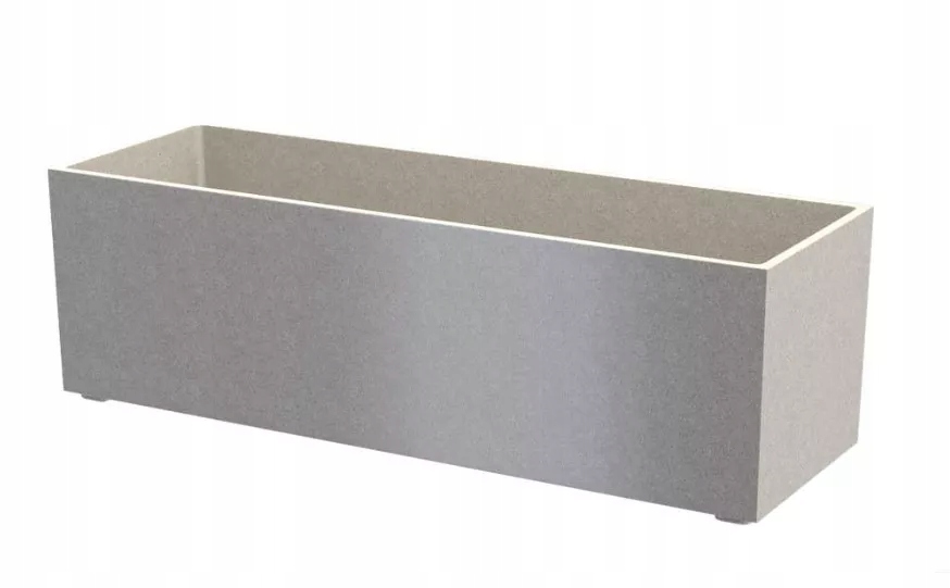 Granisil granitový kvetináč Kubi 90 cm Béžový