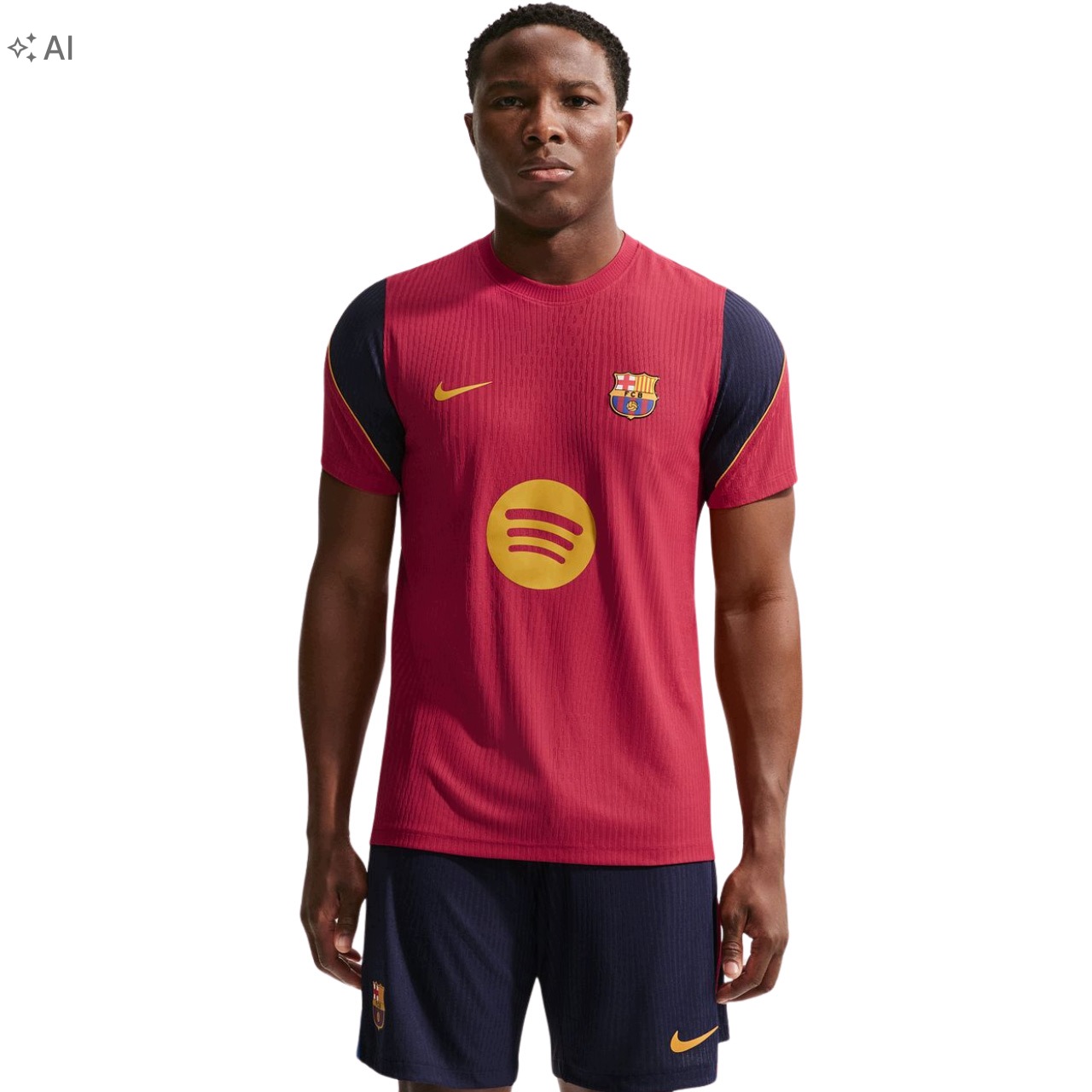 Koszulka Męska Nike Fc Barcelona Przedmeczowa Dri-FIT Piłkarska roz. L